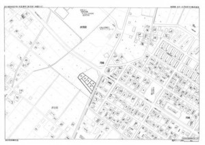 米子市河崎、土地の間取り画像です