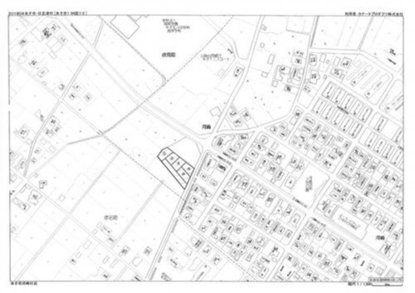 米子市河崎、土地の間取り画像です