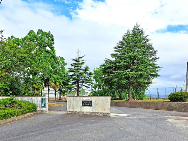 松江市上乃木、土地の中学校画像です