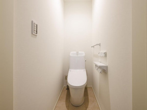 米子市両三柳、新築一戸建てのトイレ画像です