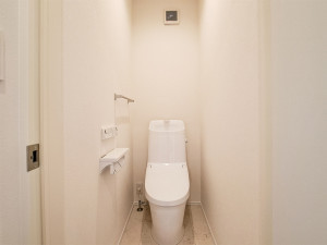 鳥取市相生町、新築一戸建てのトイレ画像です