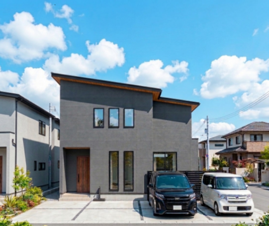 出雲市斐川町上庄原、新築一戸建ての外観画像です