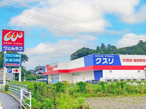 松江市法吉町、土地のドラッグストア画像です