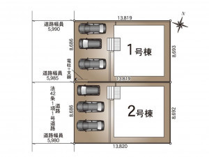 出雲市大津朝倉、新築一戸建ての画像です