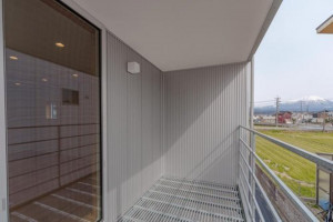 米子市淀江町佐陀、新築一戸建てのバルコニー画像です