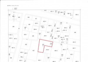 米子市東福原、土地の間取り画像です
