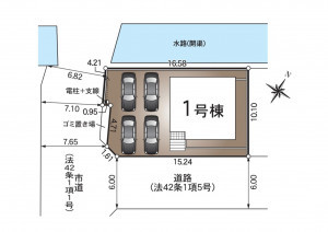 出雲市渡橋町、新築一戸建ての画像です