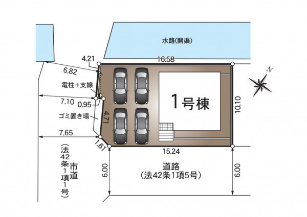 出雲市渡橋町、新築一戸建ての画像です