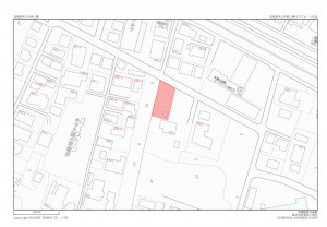 米子市両三柳、土地の間取り画像です