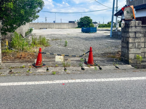 米子市熊党、土地の前面道路を含む現地写真画像です