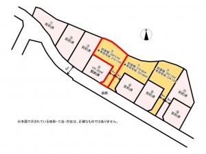 亀山市川合町、土地の間取り画像です