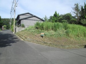 亀山市関ケ丘、土地の間取り画像です