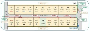 鈴鹿市長太栄町、土地の間取り画像です