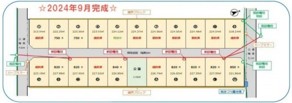 鈴鹿市長太栄町、土地の間取り画像です