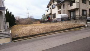 亀山市関ケ丘、土地の間取り画像です