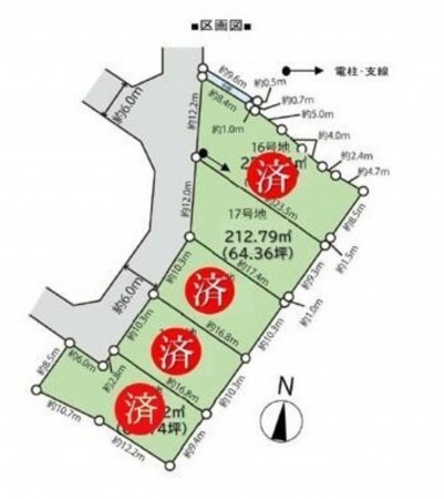 鈴鹿市北玉垣町、土地の間取り画像です