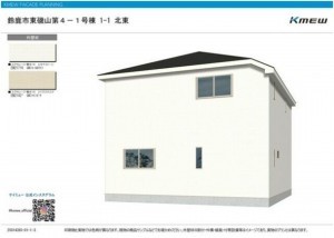 鈴鹿市東磯山、新築一戸建ての画像です
