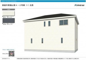 鈴鹿市東磯山、新築一戸建ての画像です