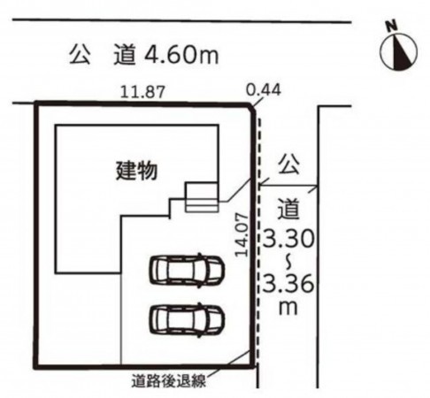 鈴鹿市長太新町、新築一戸建ての画像です