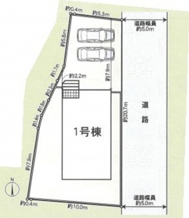鈴鹿市道伯、新築一戸建ての画像です