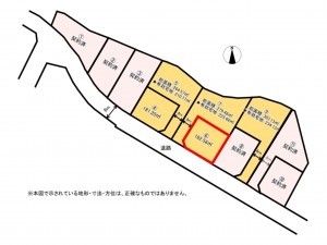 亀山市川合町、土地の間取り画像です