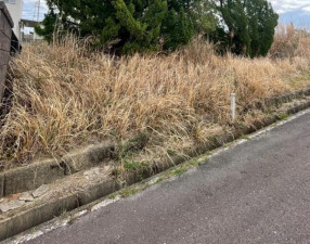 亀山市関ケ丘、土地の間取り画像です