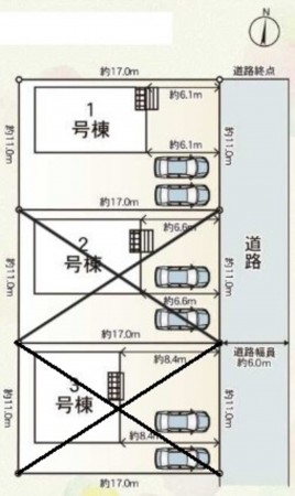 亀山市亀田町、新築一戸建ての画像です