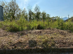 亀山市関ケ丘、土地の間取り画像です