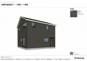 鈴鹿市道伯、新築一戸建ての画像です