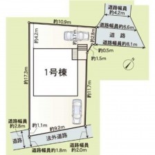鈴鹿市道伯、新築一戸建ての画像です