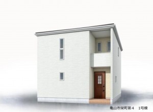 亀山市栄町、新築一戸建ての画像です
