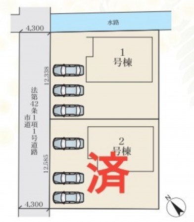 鈴鹿市寺家、新築一戸建ての画像です
