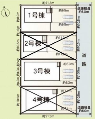 鈴鹿市長太栄町、新築一戸建ての画像です
