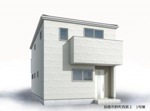 鈴鹿市野町西、新築一戸建ての画像です