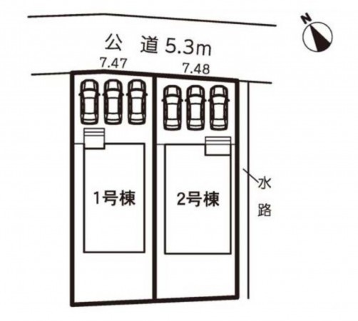 鈴鹿市野町西、新築一戸建ての画像です
