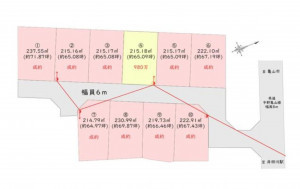 鈴鹿市小田町、土地の間取り画像です