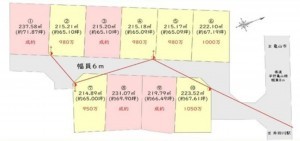 鈴鹿市小田町、土地の間取り画像です