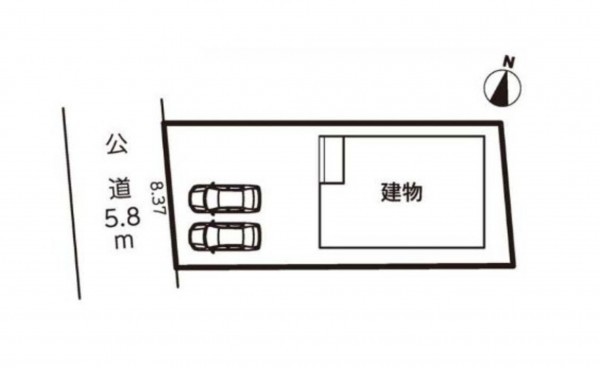 鈴鹿市自由ヶ丘、新築一戸建ての画像です