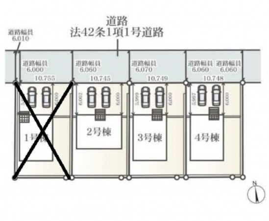亀山市羽若町、新築一戸建ての画像です