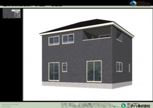 亀山市羽若町、新築一戸建ての画像です