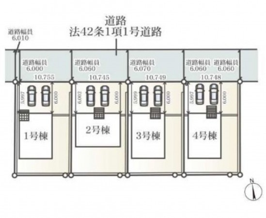 亀山市羽若町、新築一戸建ての画像です