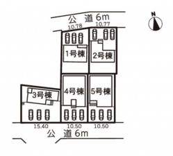 亀山市羽若町、新築一戸建ての画像です
