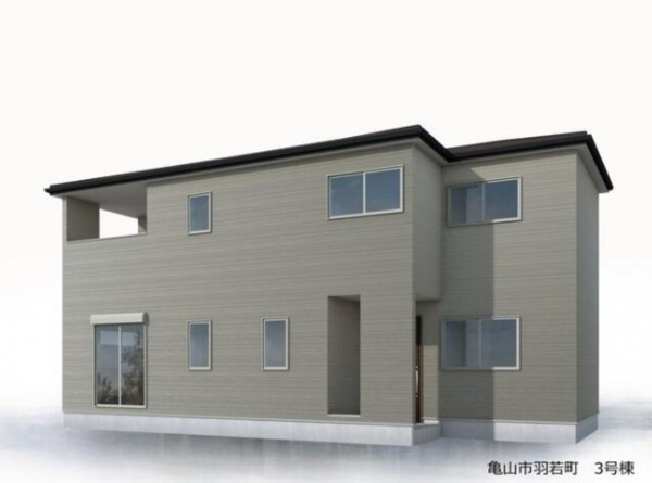亀山市羽若町、新築一戸建ての画像です
