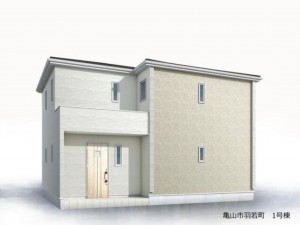 亀山市羽若町、新築一戸建ての画像です
