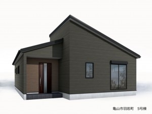 亀山市羽若町、新築一戸建ての画像です
