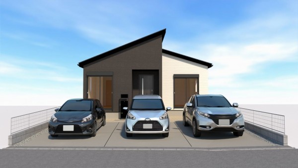 亀山市山下町、新築一戸建ての画像です