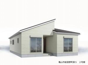 亀山市能褒野町、新築一戸建ての画像です