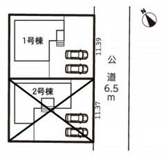鈴鹿市磯山、新築一戸建ての画像です