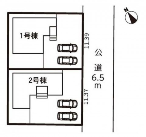 鈴鹿市磯山、新築一戸建ての画像です