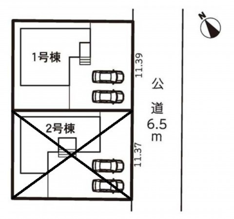 鈴鹿市磯山、新築一戸建ての画像です